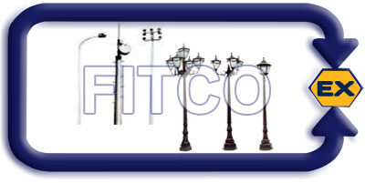 Lighting Pole,FITCO,conduit,strut channel,condulet,فیتکو,کاندوئیت,پایه چراغ روشنایی