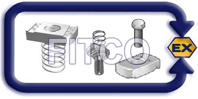 fitco|cable tray|فیتکو|سینی کابل|نردبان کابل|یونسترات|spring nut