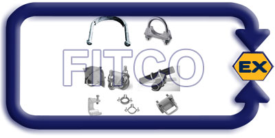  فیتکو ، fitco , بستهای لوله کاندوئیت , Conduit clamps 